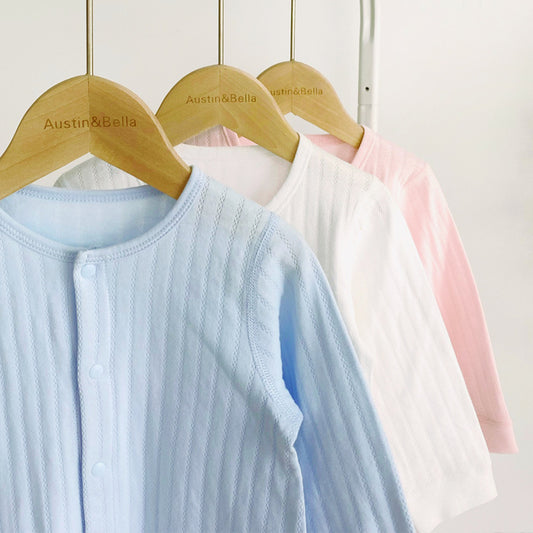 Babykleding, katoenen babyrompertjes, pasgeboren kleding, lente- en herfstpyjama's