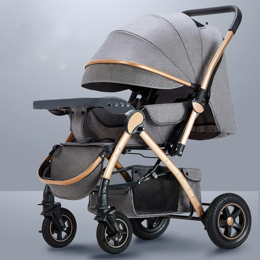 Kinderwagens zijn licht en gemakkelijk op te vouwen