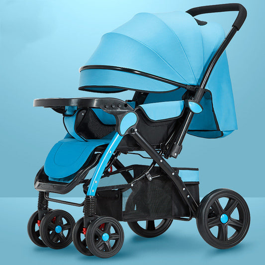 Kinderwagens zijn licht en gemakkelijk op te vouwen