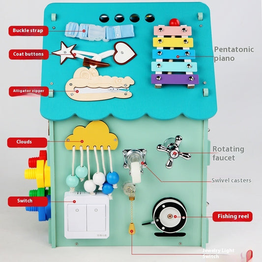 Montessori vroegschoolse educatie voor baby's, doe-het-zelf educatief speelgoed voor in huis