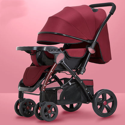 Kinderwagens zijn licht en gemakkelijk op te vouwen
