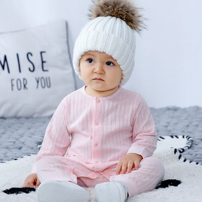 Babykleding, katoenen babyrompertjes, pasgeboren kleding, lente- en herfstpyjama's