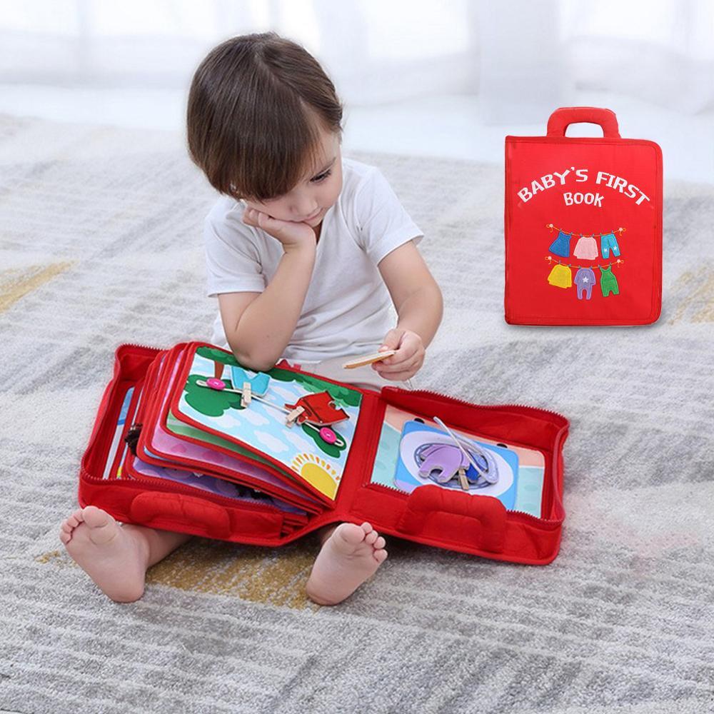 Vroegschoolse Educatie Speelgoed Baby Stoffen Boek Digitaal Boek