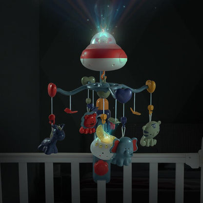 Cartoon Baby Rammelaars Beugel Intelligente Draaiende Elektrische Rammelaars Cadeau Babykamerdecoratie
