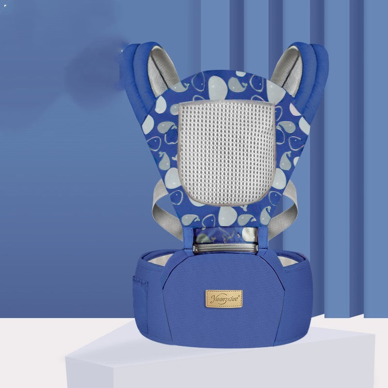 Draagzak voor baby met babyzitting op lendensteun