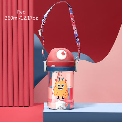 Babycare 240ml Baby Sippy Cup Leuke Vorm Anti-Verstikking Rietje Baby Waterfles 