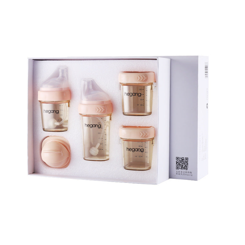 Multifunctionele, veelkleurige flessenset voor pasgeboren baby's