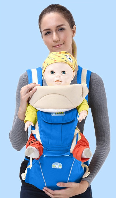 Babydraagzak met multifunctionele voorstoel voor kinderen, vier seizoenen universeel baby-artefact voor en na dubbel gebruik