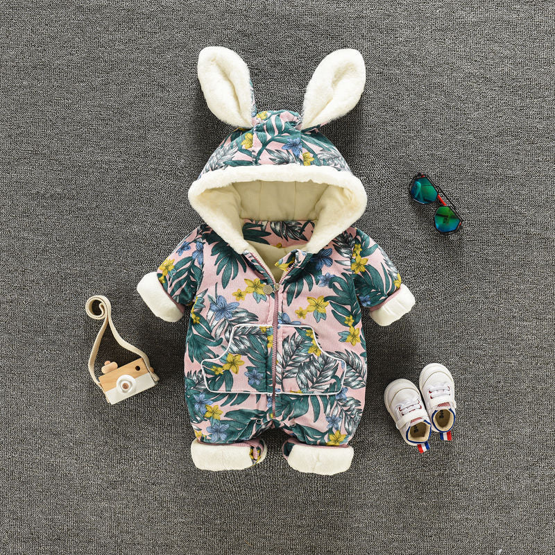 Winter gewatteerde gewatteerde babyrompertjes