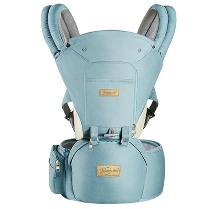 Draagzak voor baby met babyzitting op lendensteun