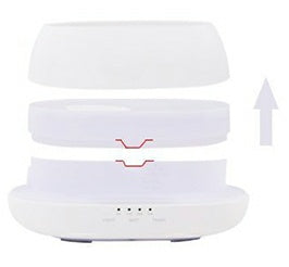 HOMEFISH Aroma Diffuser 500ml Ultrasone Luchtbevochtiger Kleurrijke Lichtgeur Diffuser Essentiële Olie Diffuser Voor Thuis