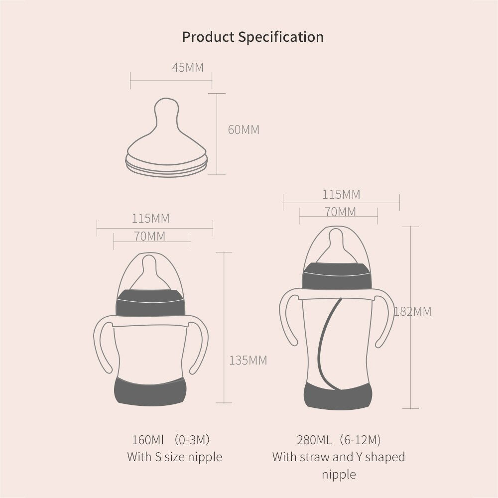 Fles voor pasgeboren baby's