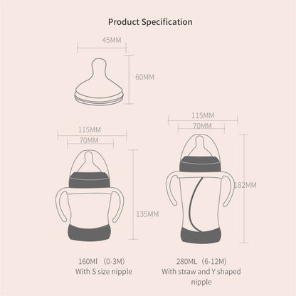 Fles voor pasgeboren baby's