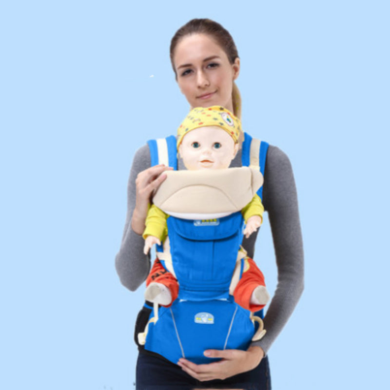 Babydraagzak met multifunctionele voorstoel voor kinderen, vier seizoenen universeel baby-artefact voor en na dubbel gebruik