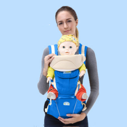 Babydraagzak met multifunctionele voorstoel voor kinderen, vier seizoenen universeel baby-artefact voor en na dubbel gebruik