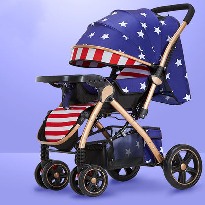 Kinderwagens zijn licht en gemakkelijk op te vouwen