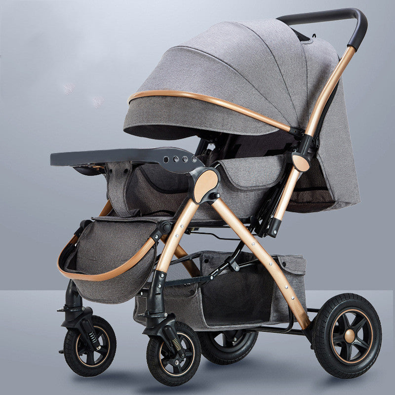 Kinderwagens zijn licht en gemakkelijk op te vouwen