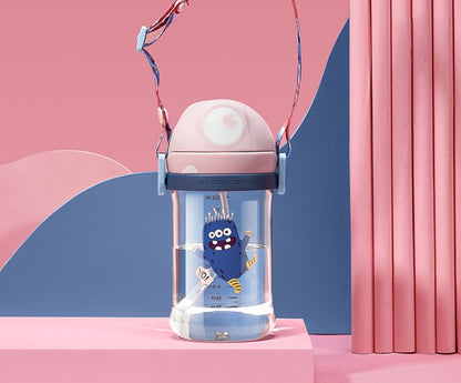 Babycare 240ml Baby Sippy Cup Leuke Vorm Anti-Verstikking Rietje Baby Waterfles 