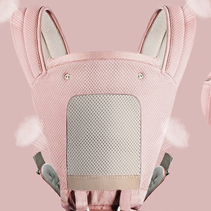 Draagzak voor baby met babyzitting op lendensteun