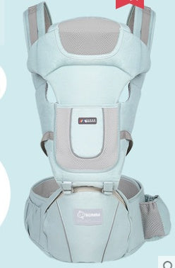 Babydraagzak met multifunctionele voorstoel voor kinderen, vier seizoenen universeel baby-artefact voor en na dubbel gebruik
