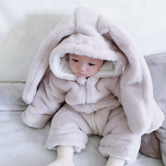 Pasgeboren kinder Bunny jumpsuit