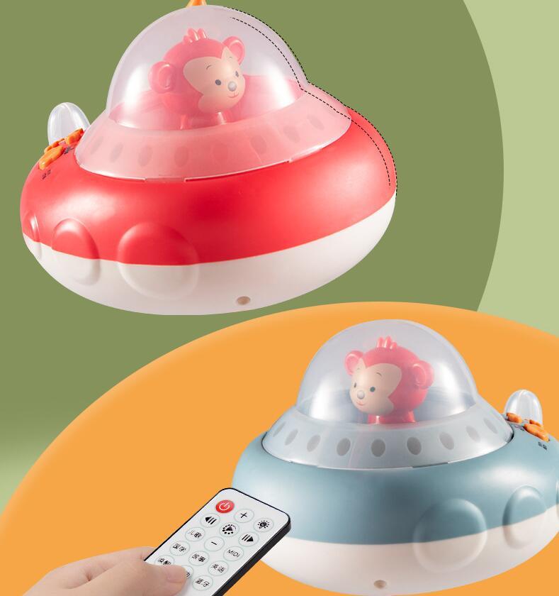 Cartoon Baby Rammelaars Beugel Intelligente Draaiende Elektrische Rammelaars Cadeau Babykamerdecoratie