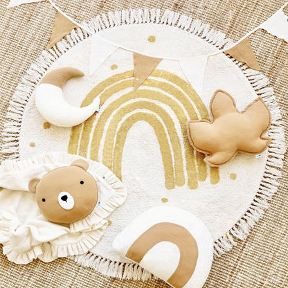 Children's Room Round Tassel Carpet