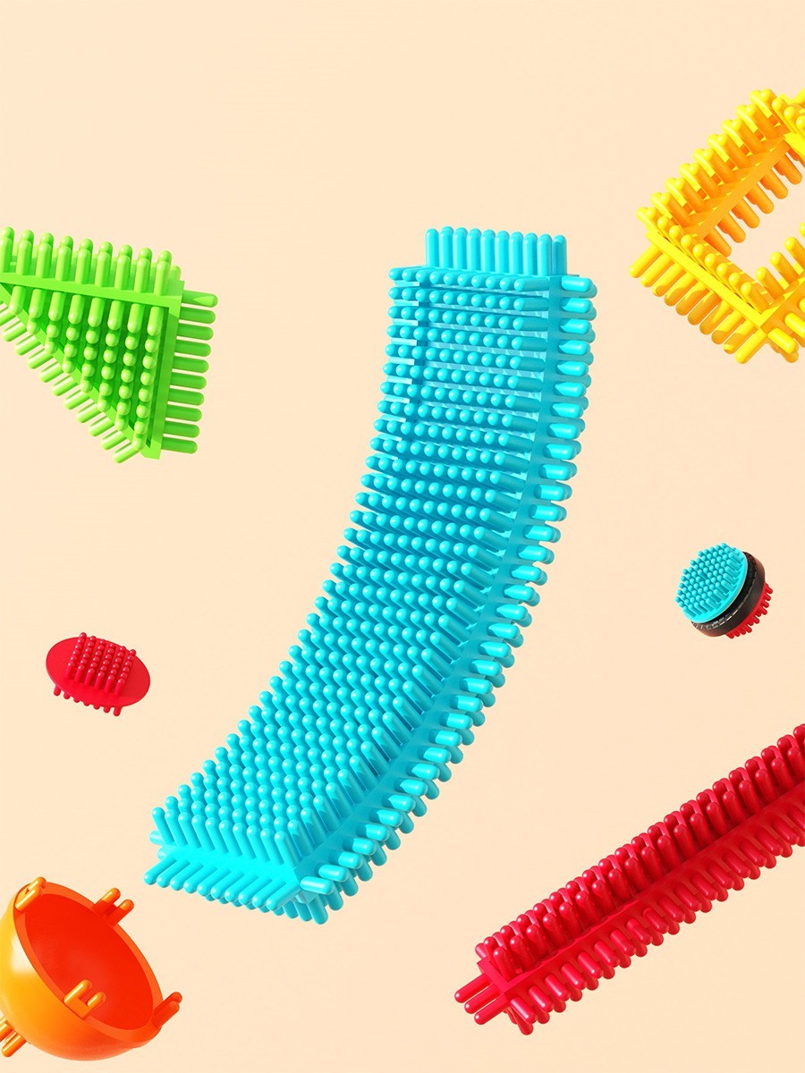 Verlichting Doornborstel Bouwstenen Puzzel Assembleren Speelgoed Voor Jongens Babymeisjes