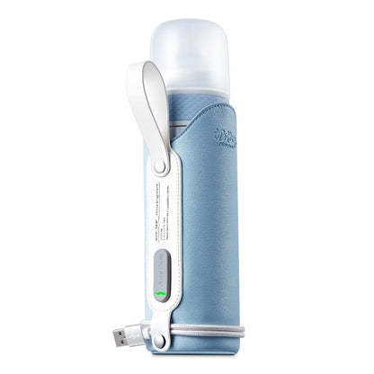 Draagbare glazen fles voor baby's, thermostatische melkfles