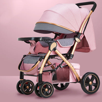 Kinderwagens zijn licht en gemakkelijk op te vouwen