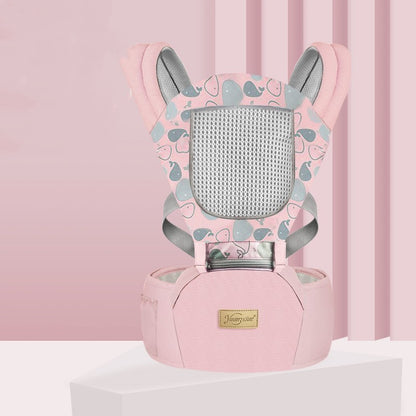 Draagzak voor baby met babyzitting op lendensteun