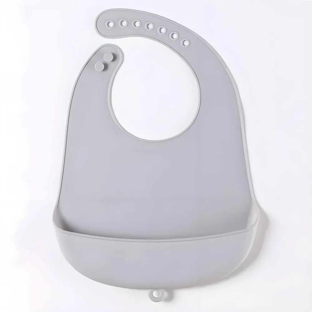 Baby Bib Adjustable Waterproof Bibs Babies Soft Edible Silicone Newborn Saliva Dripping Towel Drooling Children Scarf BPA Free