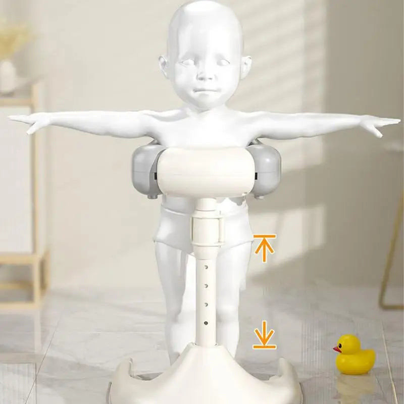 Baby Bath Support Adjustable Baby Bath Tub with Shower Stand Foldable Infant Bath Stand for Toddlers 6-36 Months Babies
