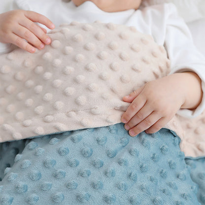 Baby Blanket For Girls Super Soft Double Layer With Dotted Backing Soft Baby Blanket With Dotted Backing Newborn Nursery Swaddling Blankets Infants Boys Girls Receiving Blanket For Toddler