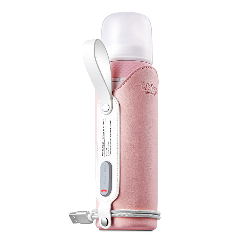 Draagbare glazen fles voor baby's, thermostatische melkfles
