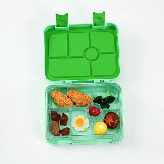 Leuke draagbare lunchbox met dubbele knoop