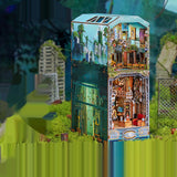 Handgemaakte 3D-assemblage van stereoscopische boeken