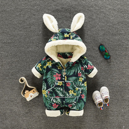 Winter gewatteerde gewatteerde babyrompertjes