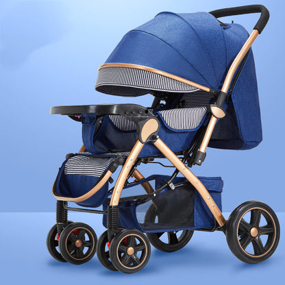 Kinderwagens zijn licht en gemakkelijk op te vouwen